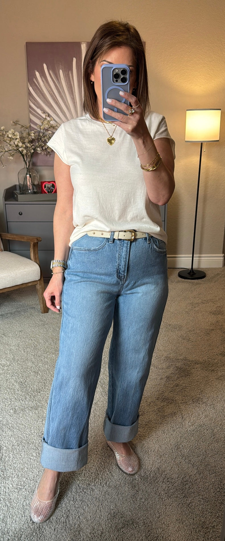 Rory Cap Sleeve TShirt/FINAL SALE