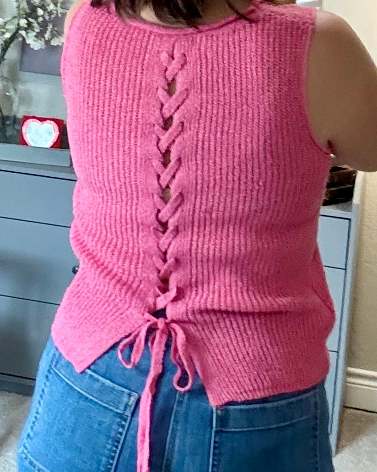 Sylvie Sweater Top/Pink