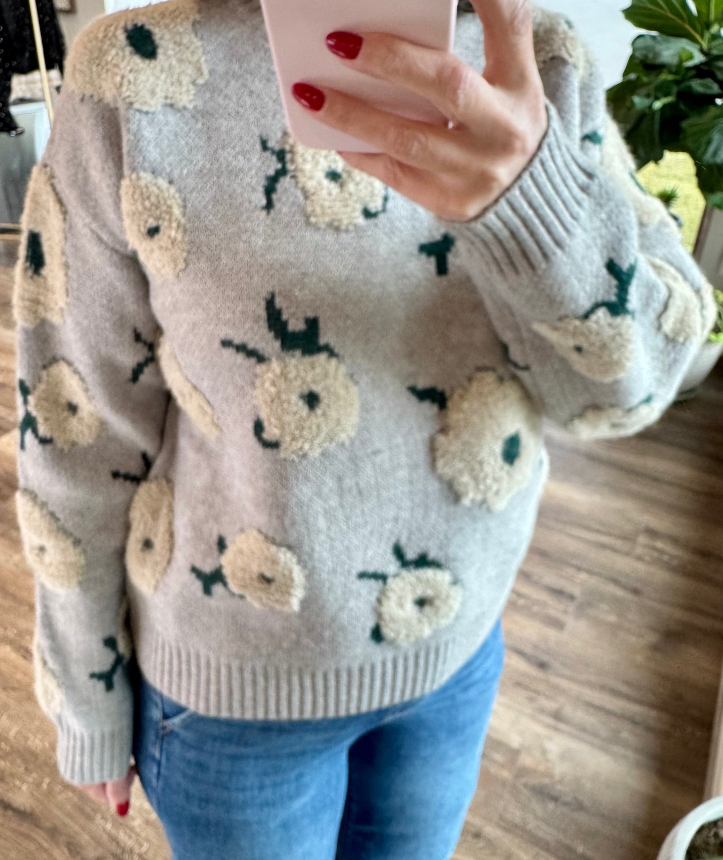 Flower Cloud Sweater/FINAL SALE