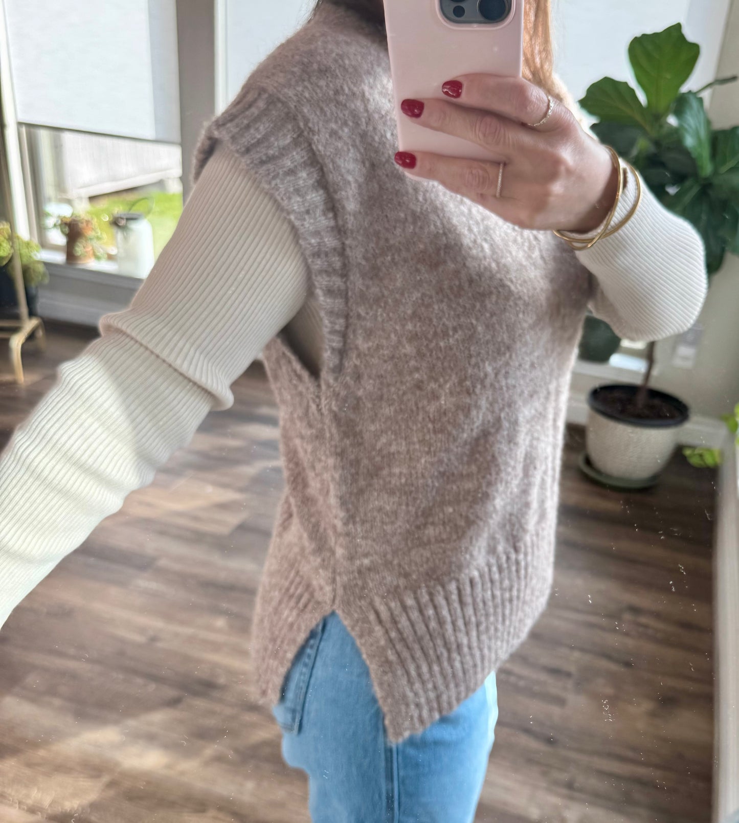 Dani V-Neck Sweater Vest/FINAL SALE