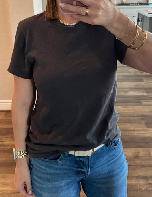 Bare Tee/Charcoal