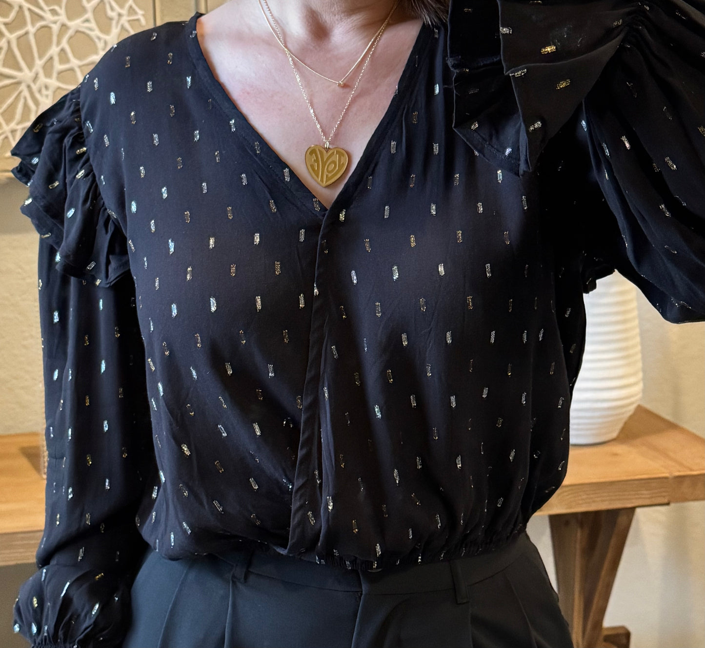 Corrine Long Sleeve Blouse/FINAL SALE
