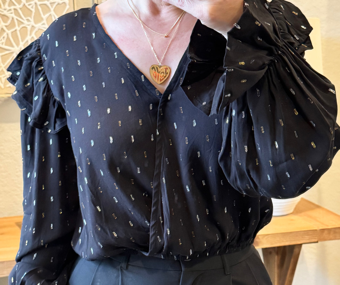 Corrine Long Sleeve Blouse/FINAL SALE
