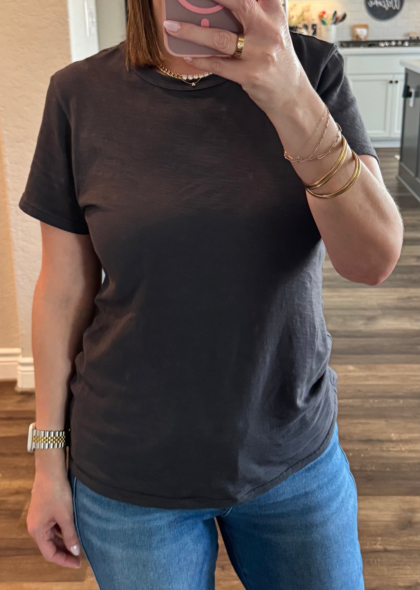 Bare Tee/Charcoal