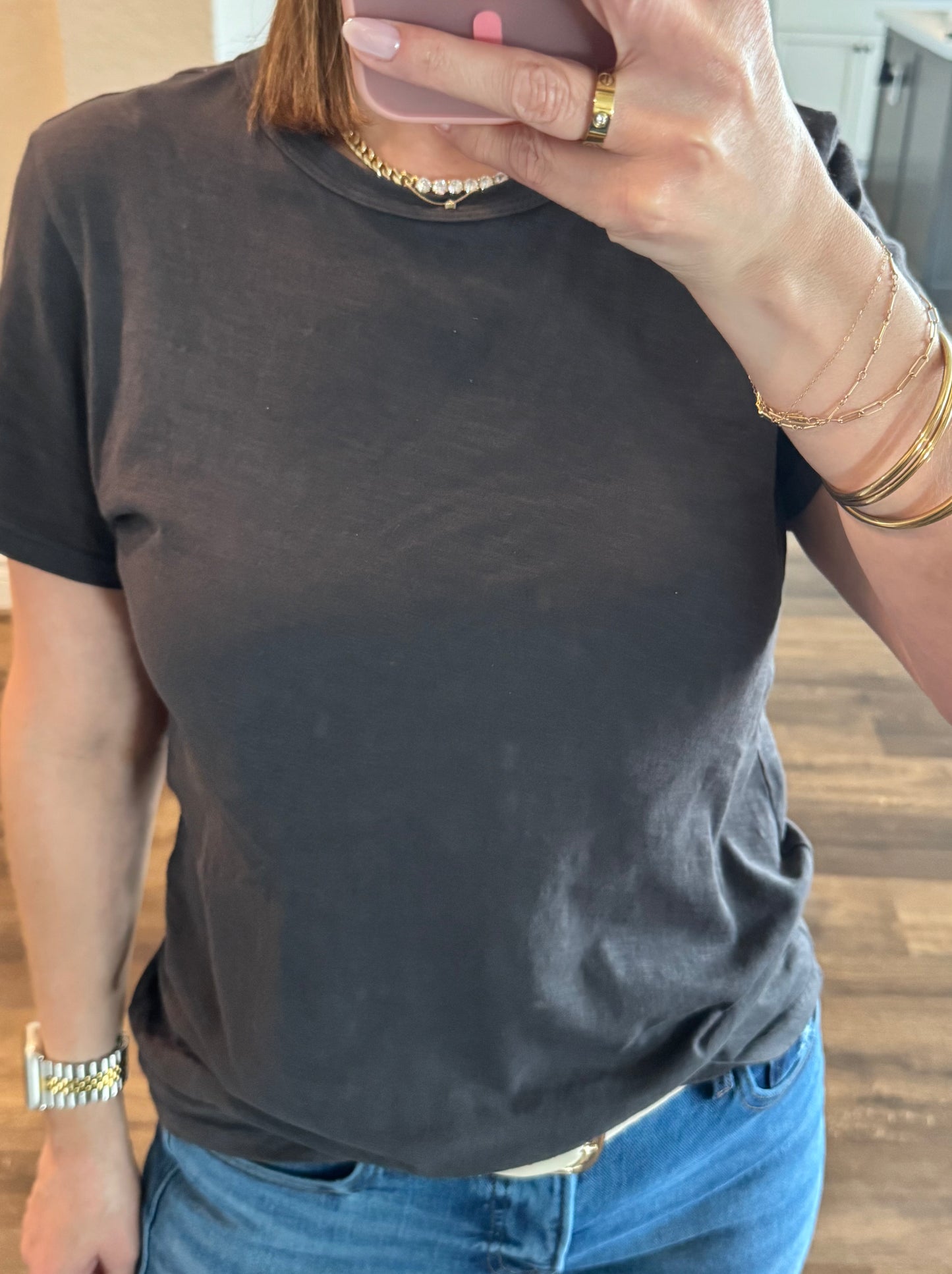 Bare Tee/Charcoal