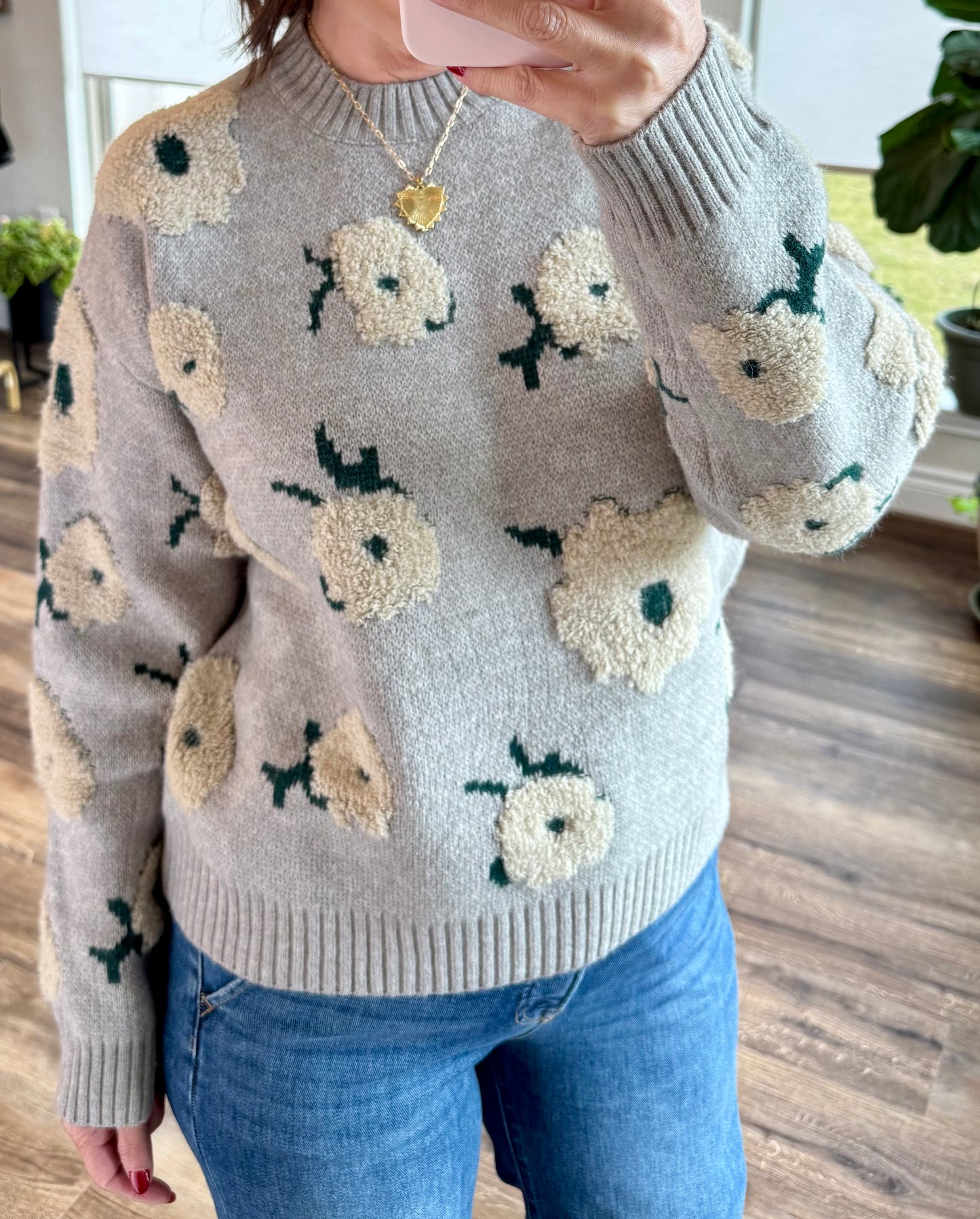 Flower Cloud Sweater/FINAL SALE
