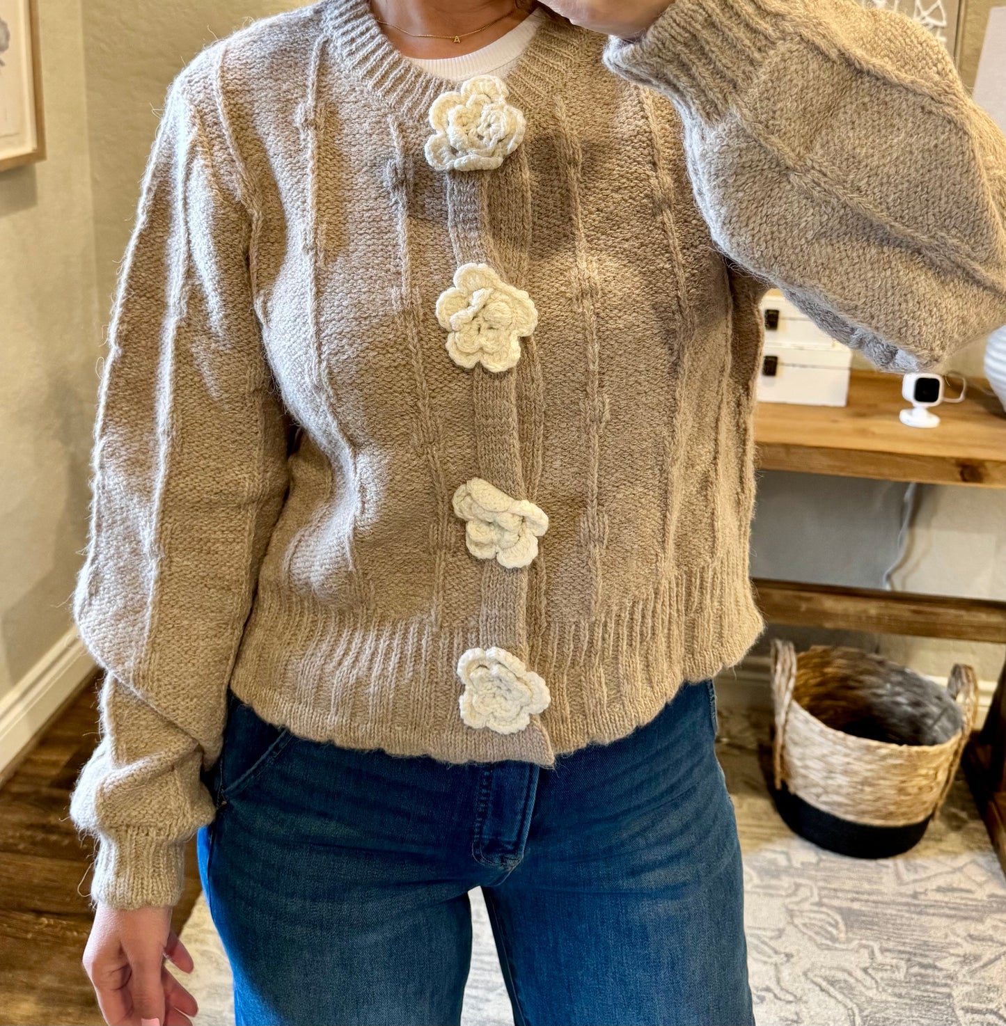 Lily Knit Sweater Cardigan/FINAL SALE