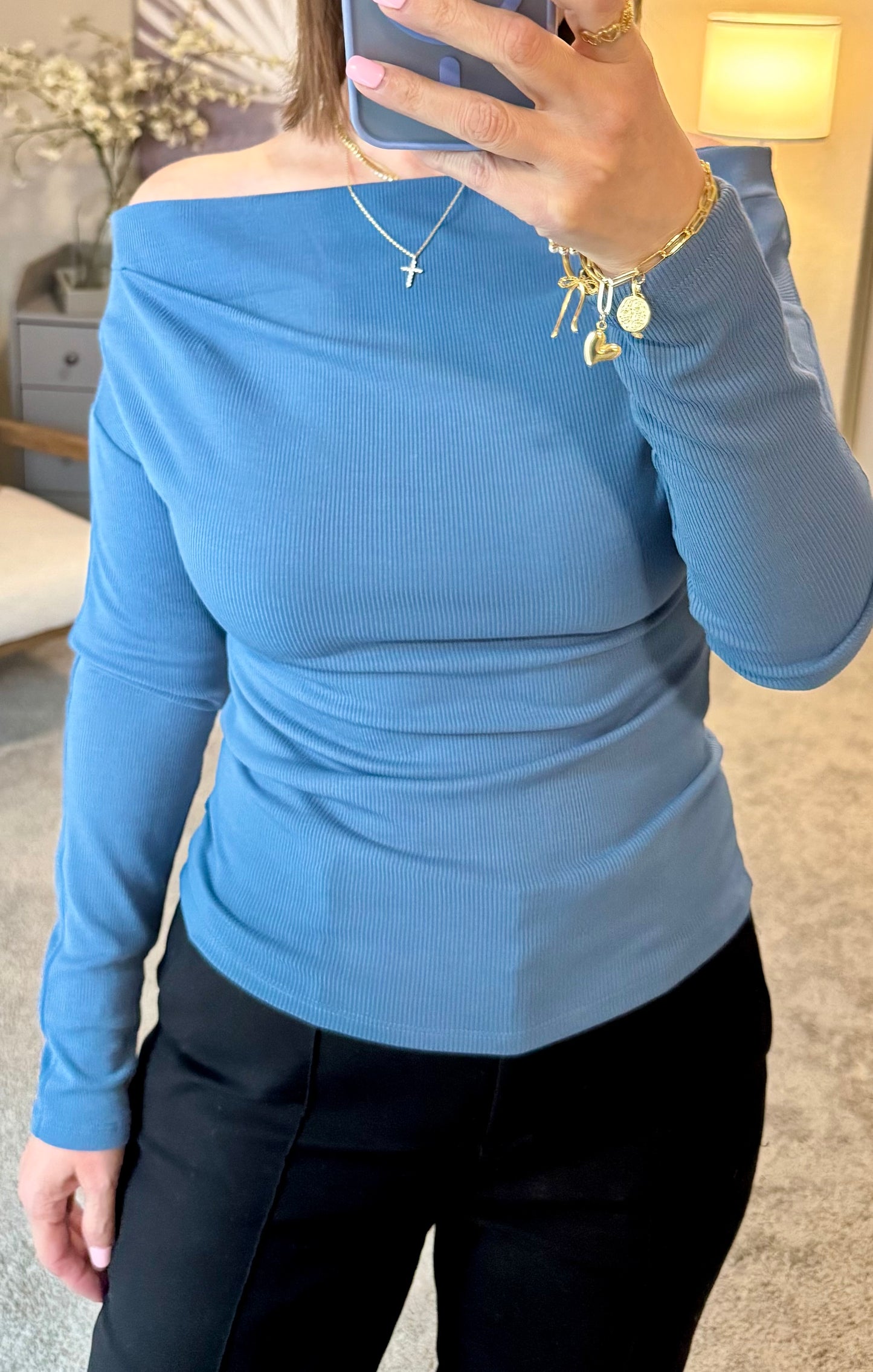 Stacy Off the Shoulder Top/FINAL SALE