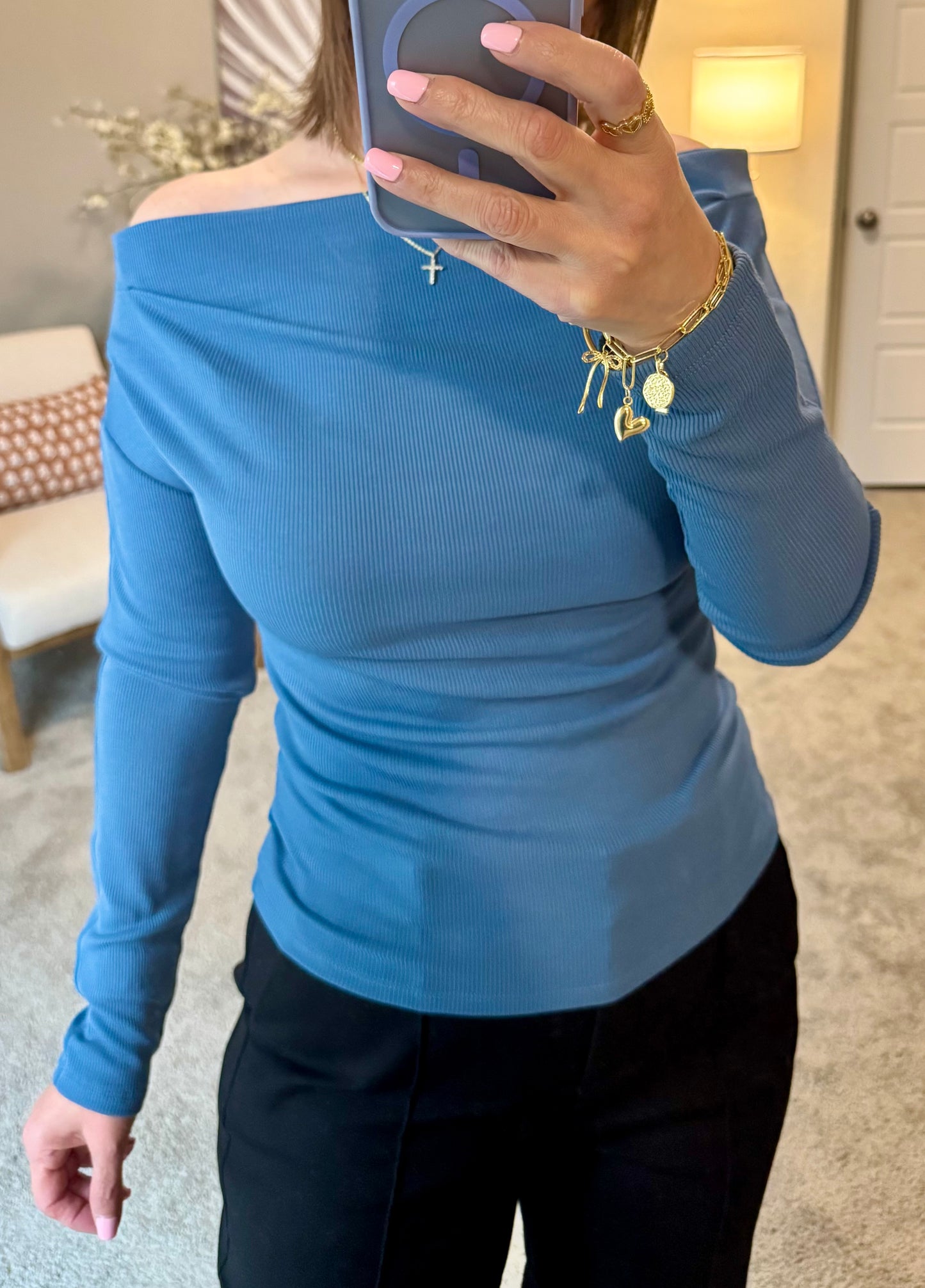 Stacy Off the Shoulder Top/FINAL SALE
