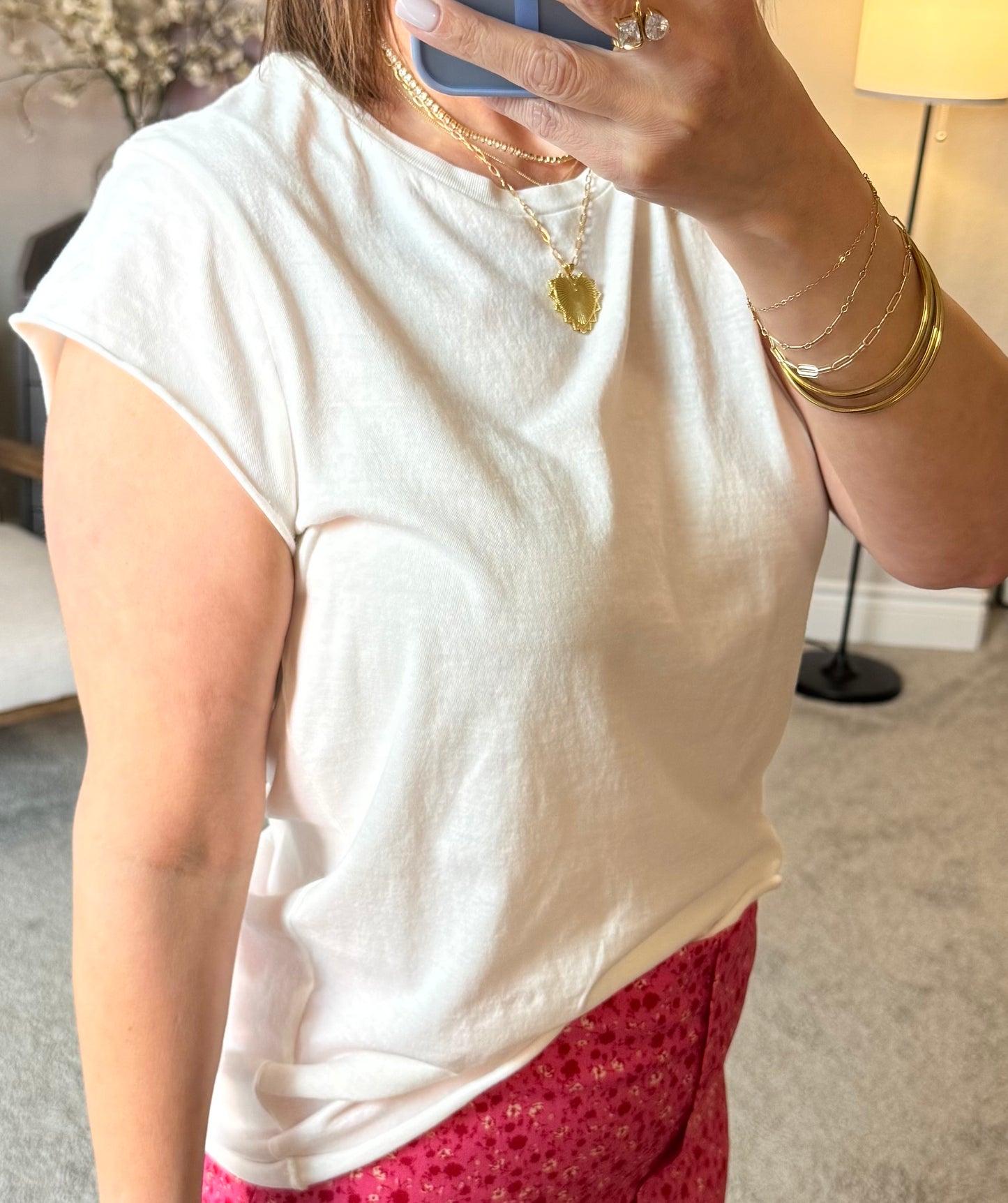 Rory Cap Sleeve TShirt/FINAL SALE