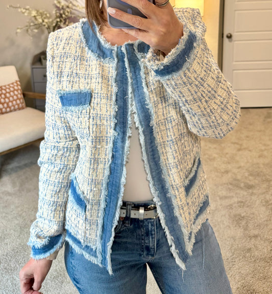Whimsy Tweed Blazer Jacket/FINAL SALE