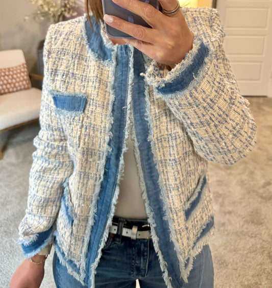 Whimsy Tweed Blazer Jacket/FINAL SALE