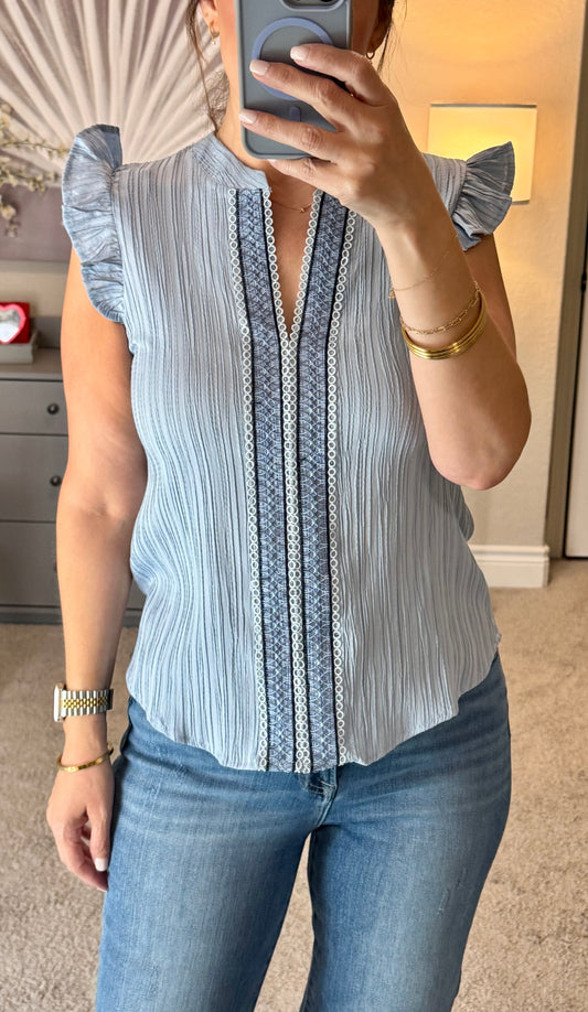 Eliza Crinkle Blouse