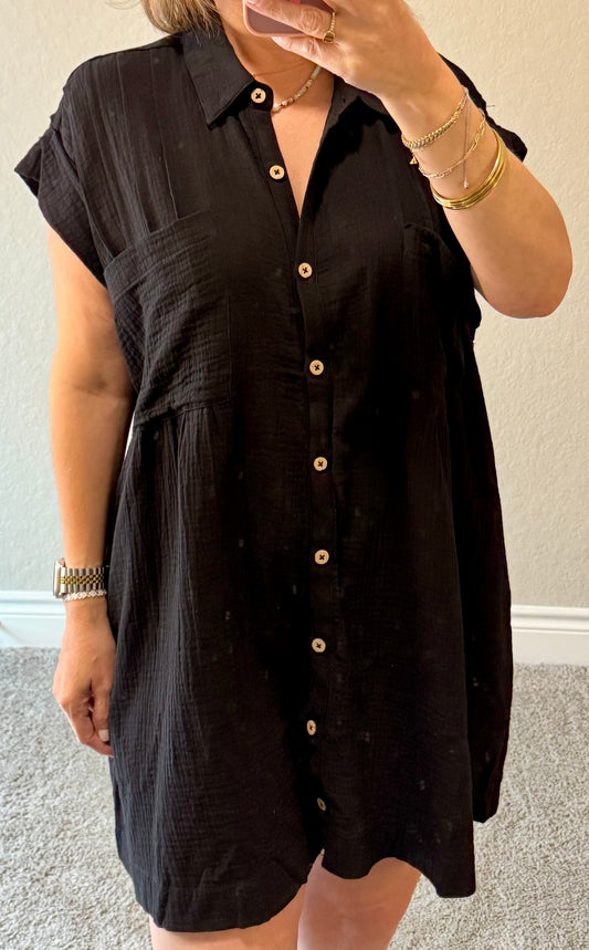 Meadow Double Gauze Tunic Dress/FINAL SALE