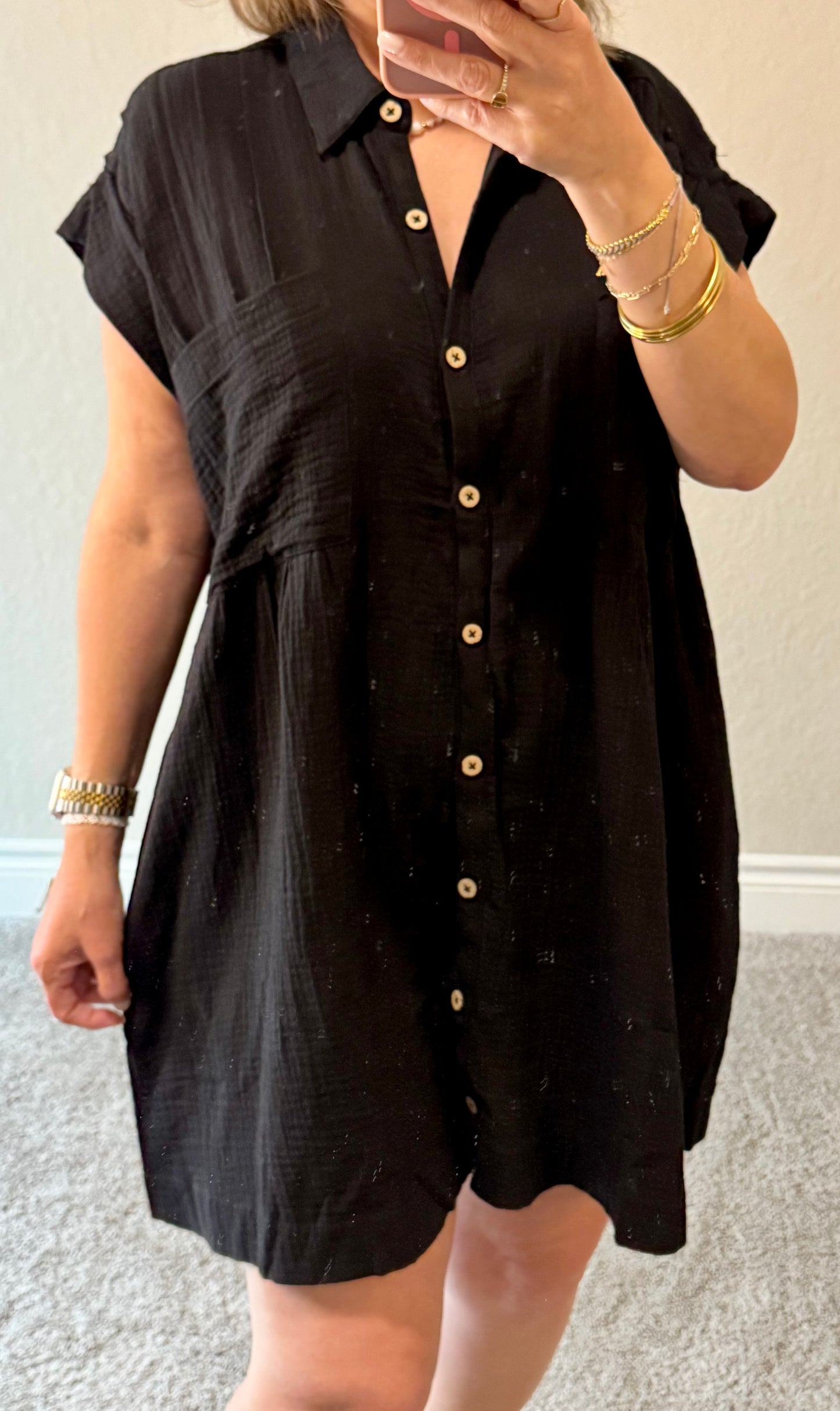 Meadow Double Gauze Tunic Dress/FINAL SALE