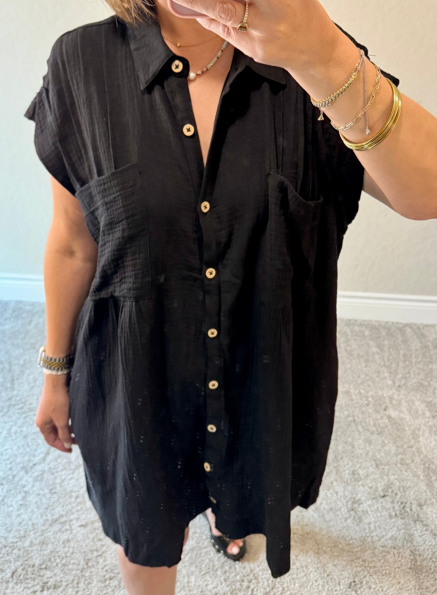 Meadow Double Gauze Tunic Dress/FINAL SALE