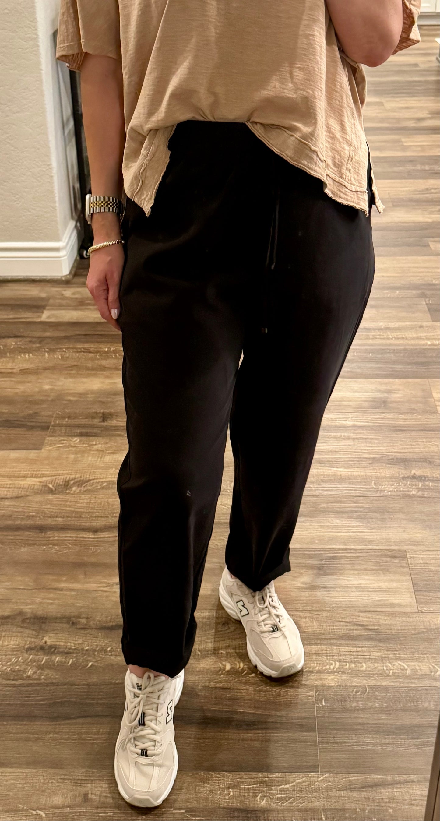 Drift High Rise Drawstring Ankle Pants
