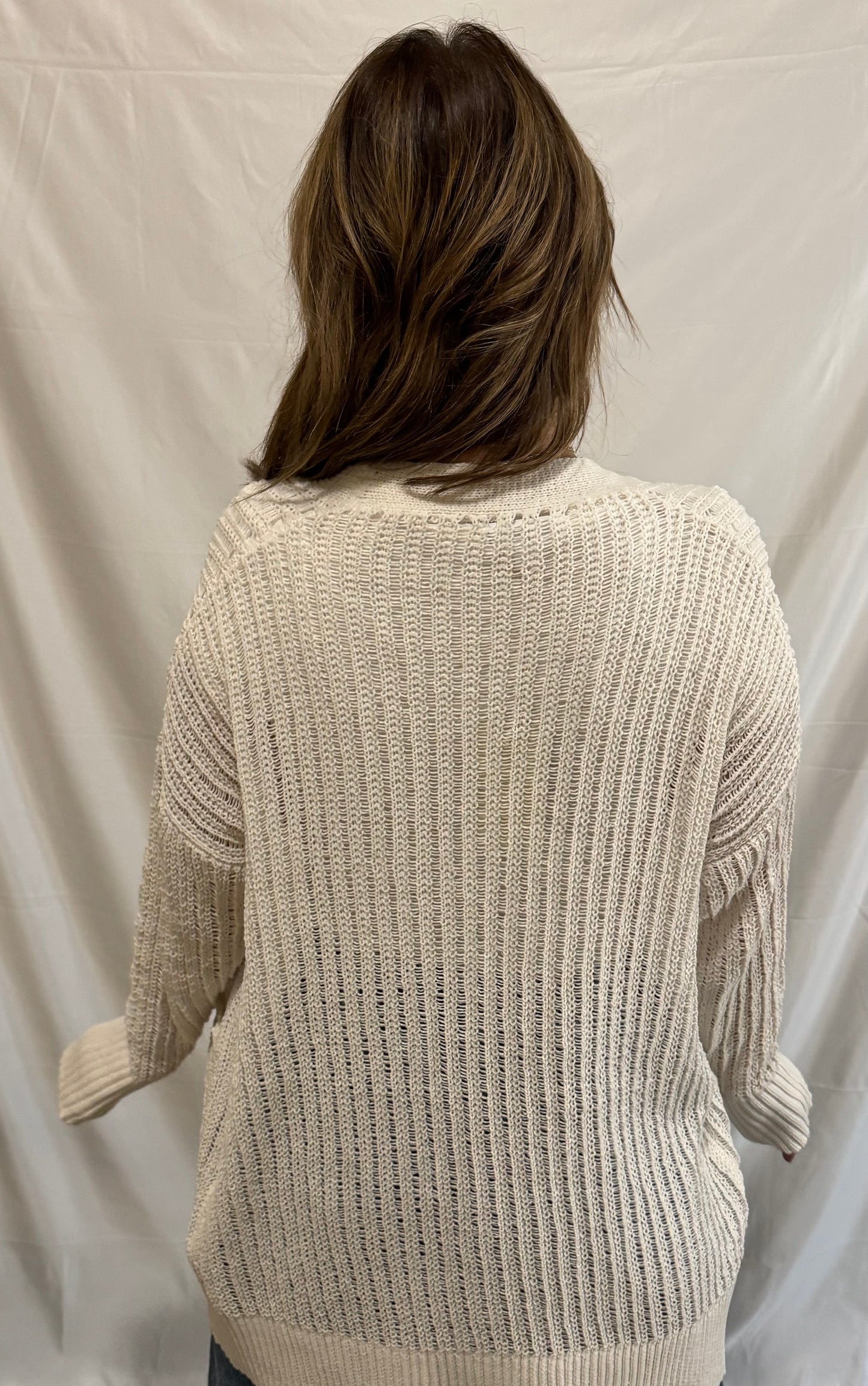 Haven Longline Open Knit Cardigan