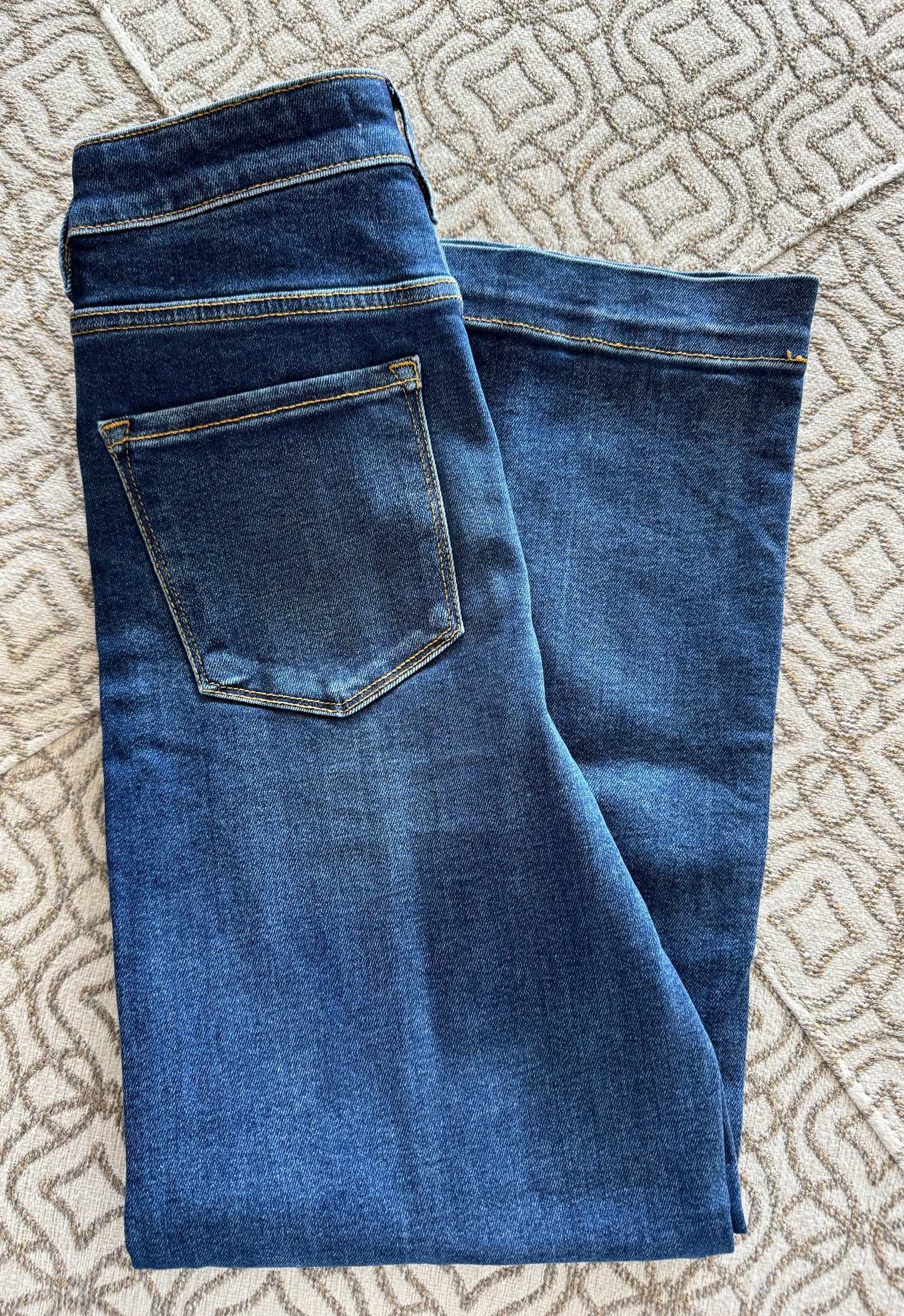 Kasey High Rise Crop Wide Jeans