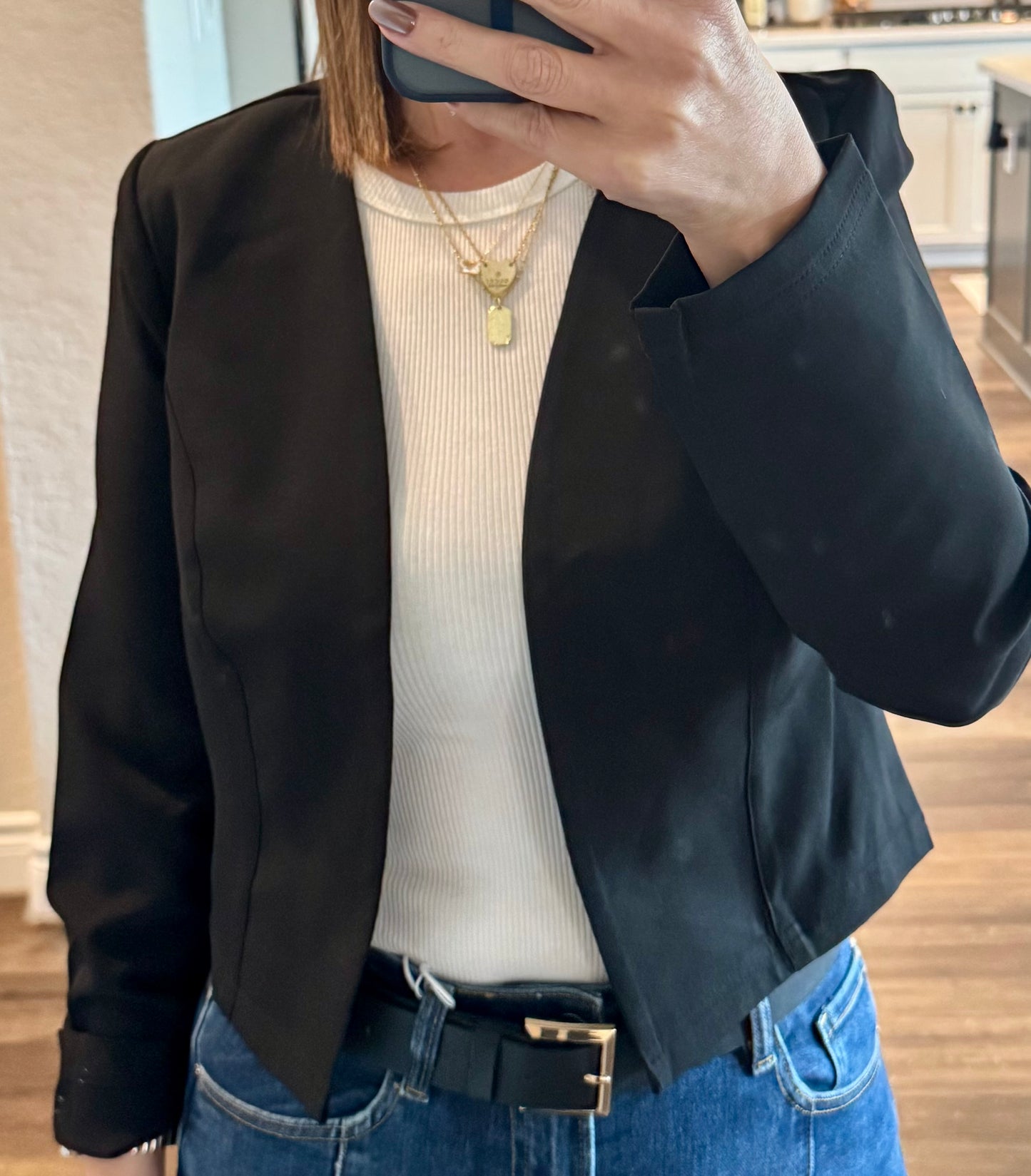 Atlas Collarless Blazer