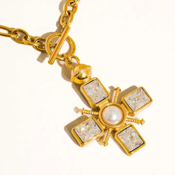 Patrice Cross Necklace