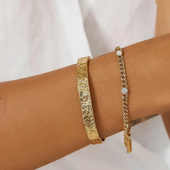 Cyrus CZ Chain Bracelet