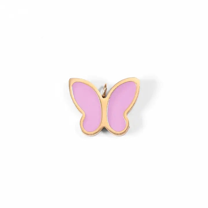 Purple Butterfly Charm