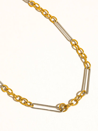 Norra 18K Gold Non-Tarnish Mixed Chain Necklace