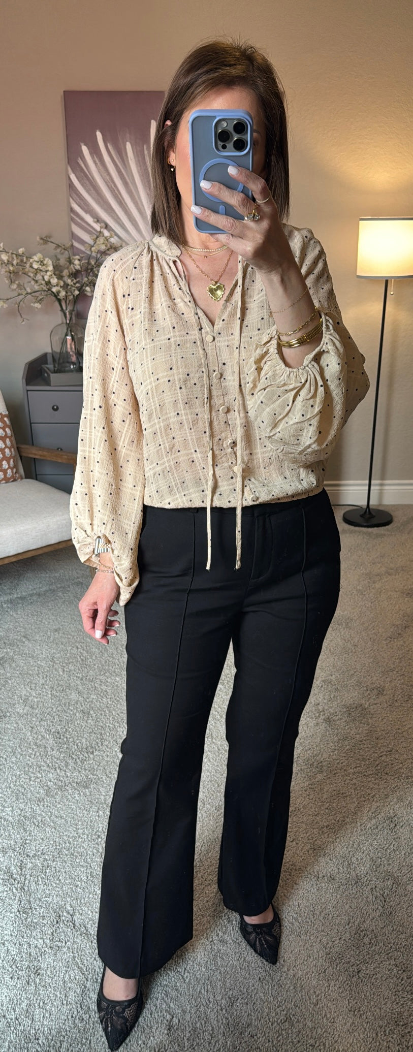 Simply Spotted Polka Dot Blouse
