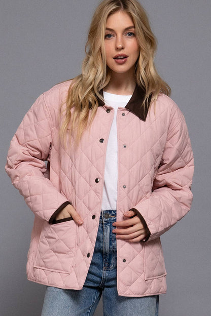 Zaney Quilted Puffer Work Jacket