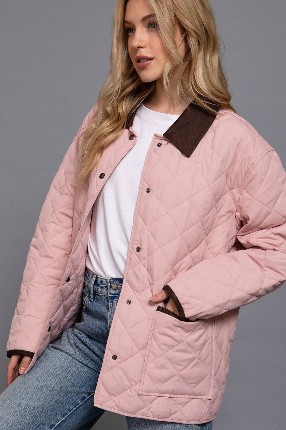 Zaney Quilted Puffer Work Jacket