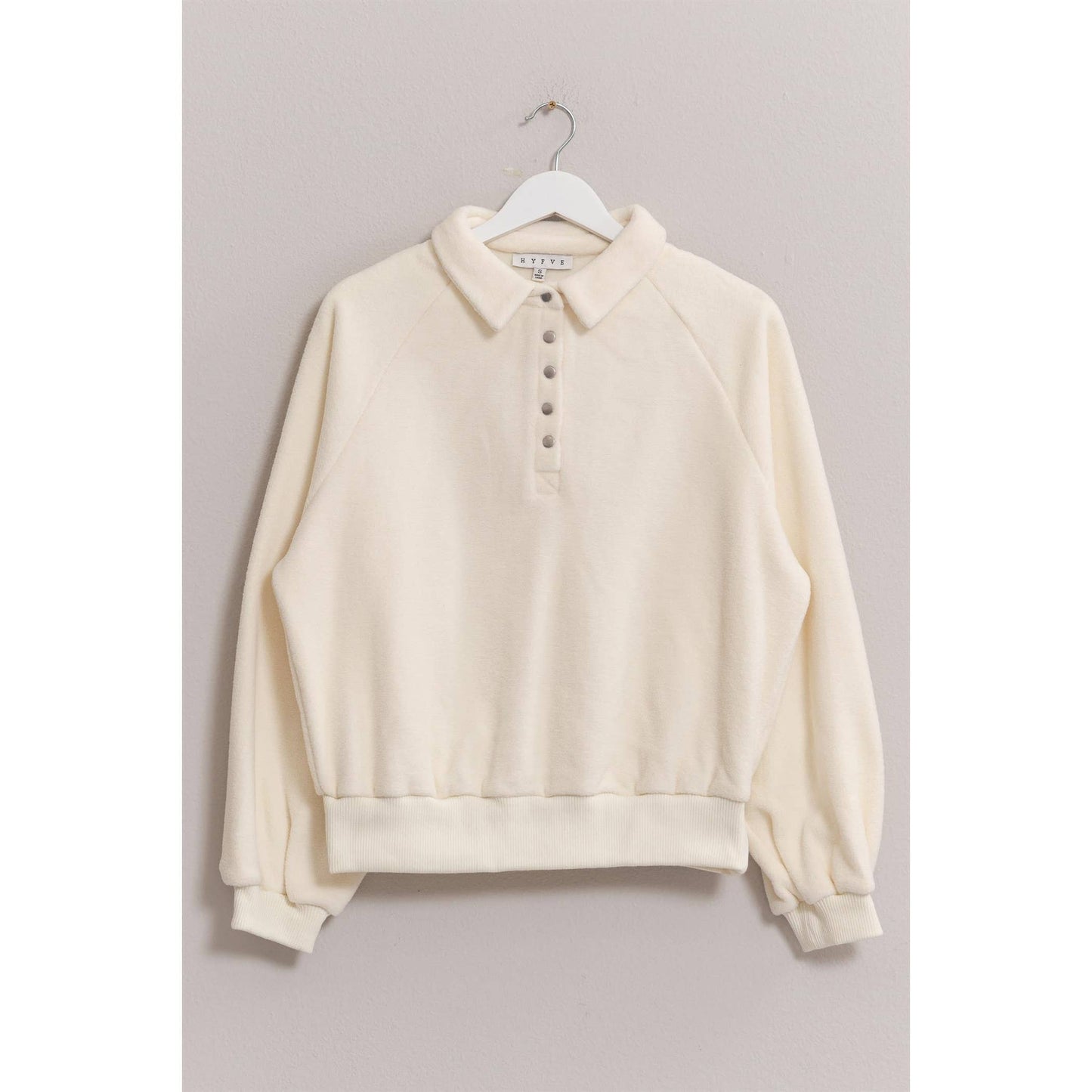 Snow Fleece Half-Placket Top