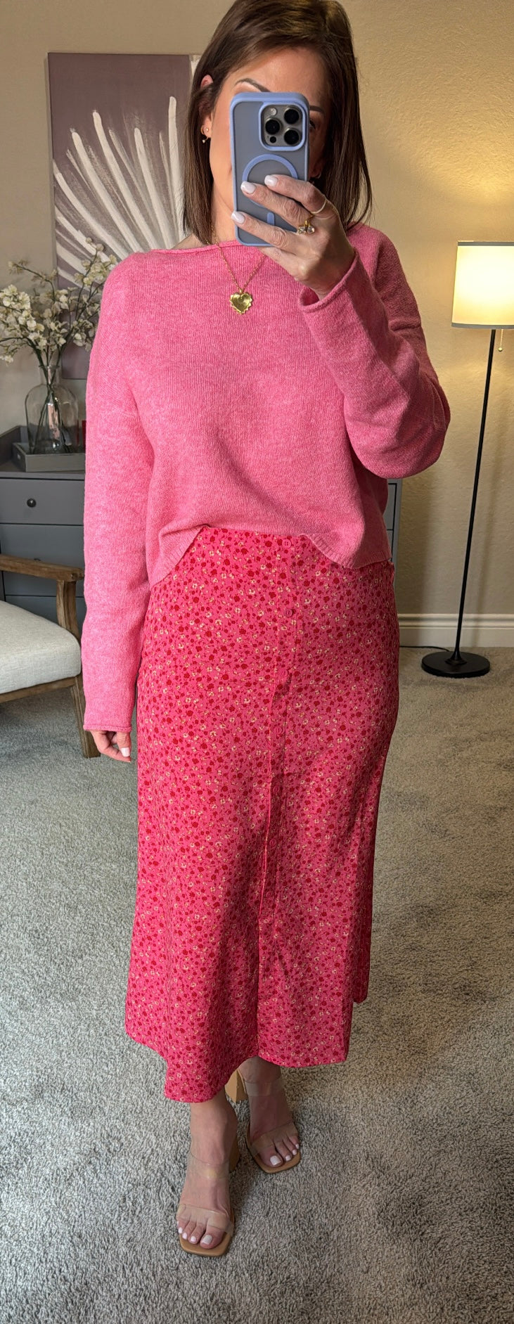 Betsy Floral Skirt/FINAL SALE