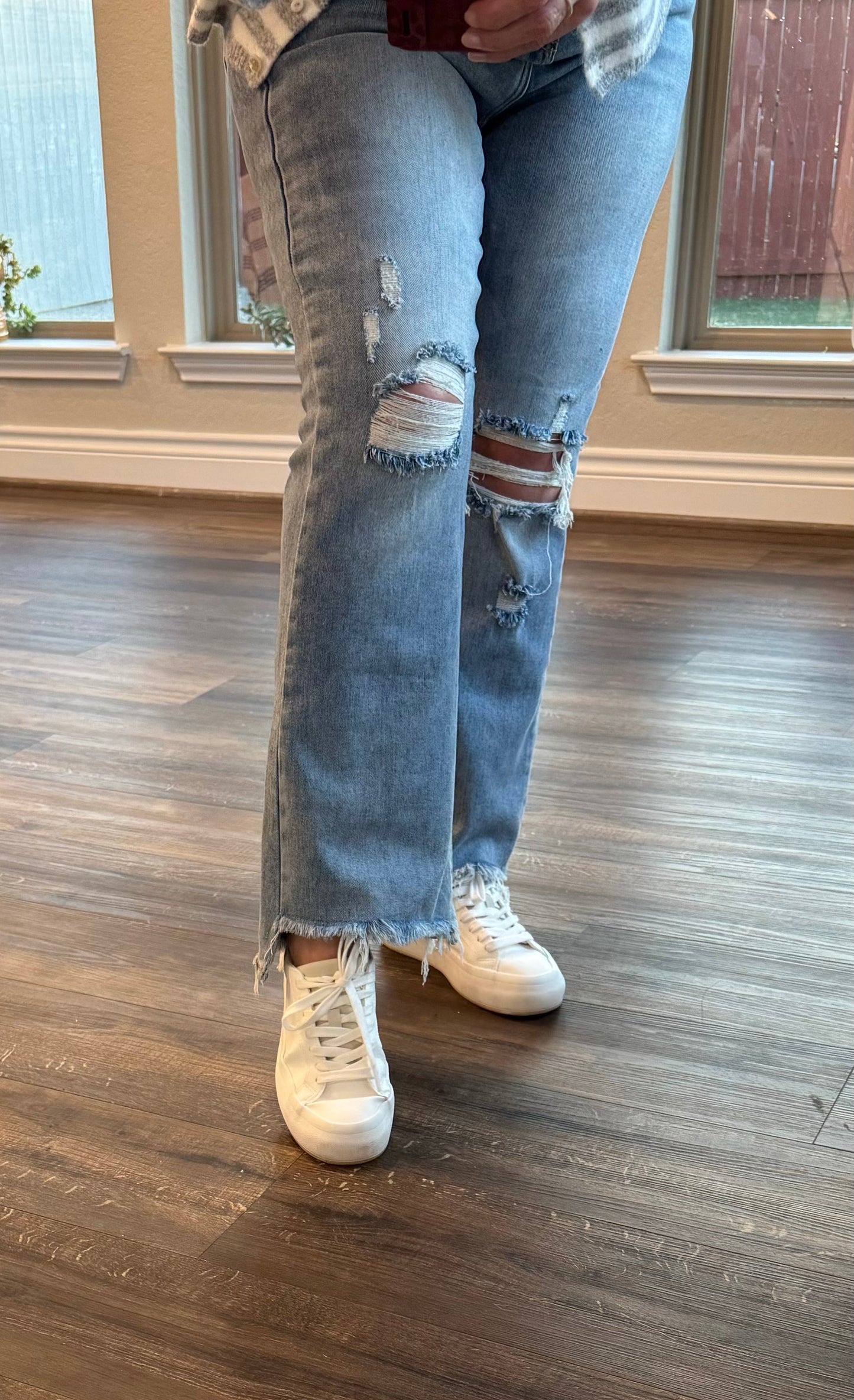 Dylan High Rise Crop Bootcut Jean