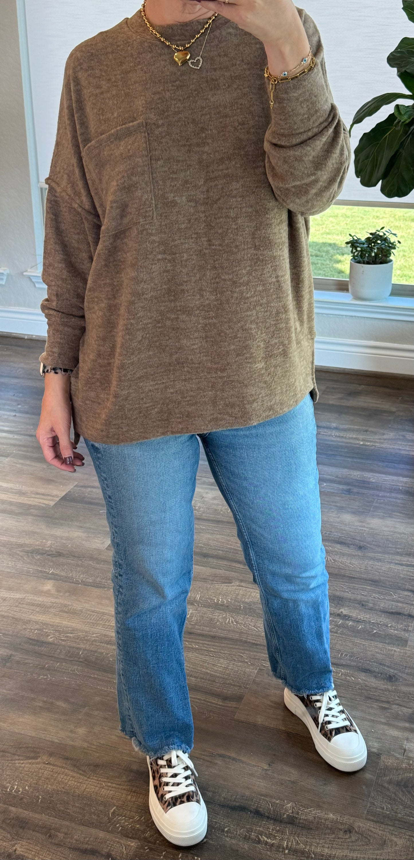 Lush Brushed Oversized Sweater