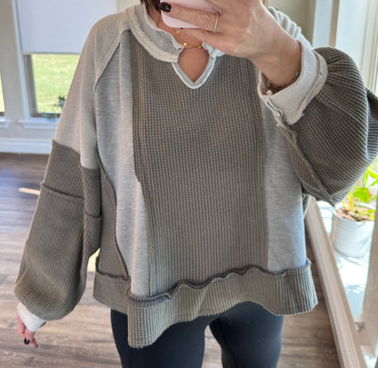 Mellow Oversized Knit Top/FINAL SALE