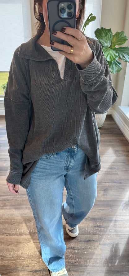 Cozy Drift Waffle Knit Long Sleeve