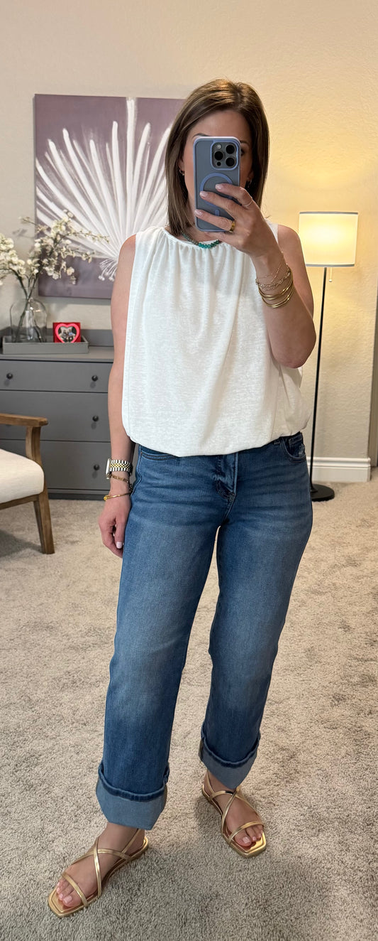 Vesper Bubble Hem Knit Top