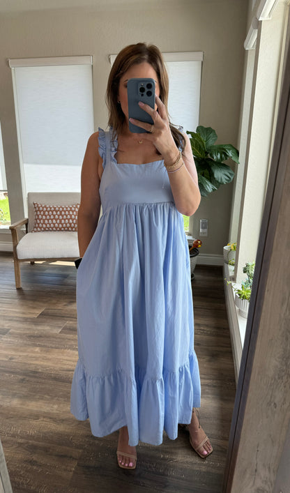 Sophie Flare Midi Dress/Periwinkle/FINAL SALE