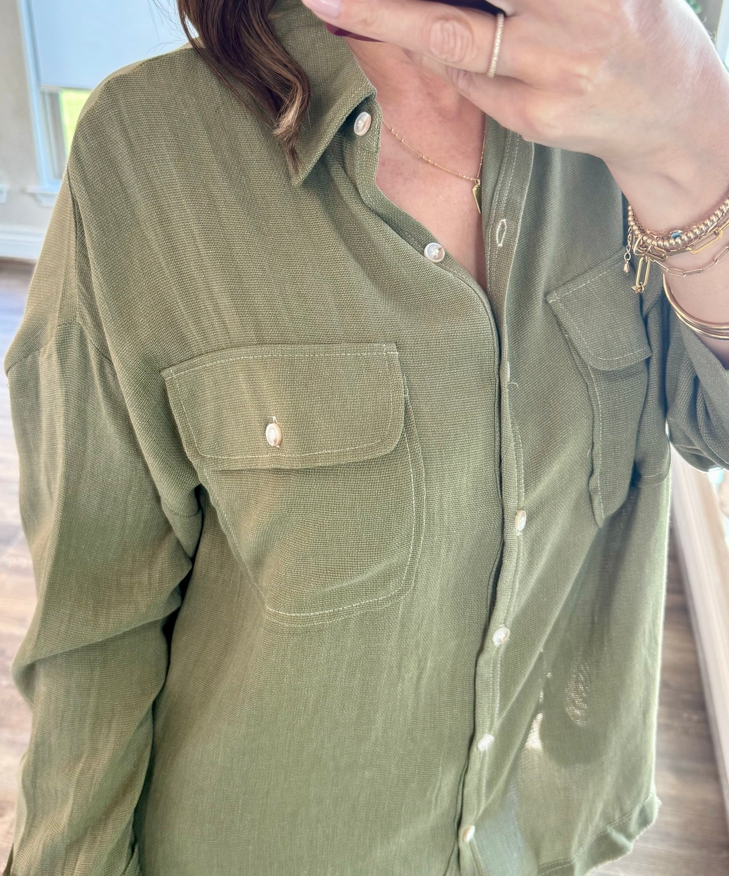 Josie Oversized Button Down