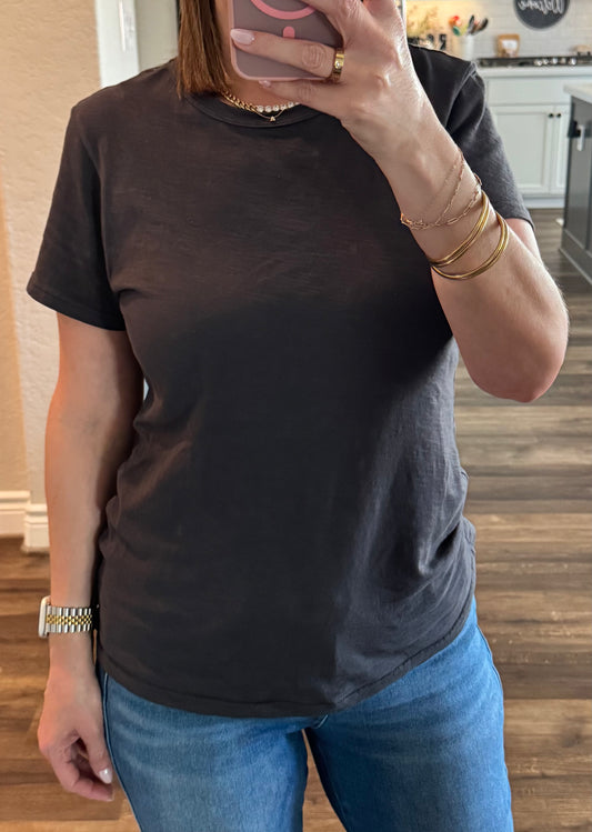 Bare Tee/Charcoal