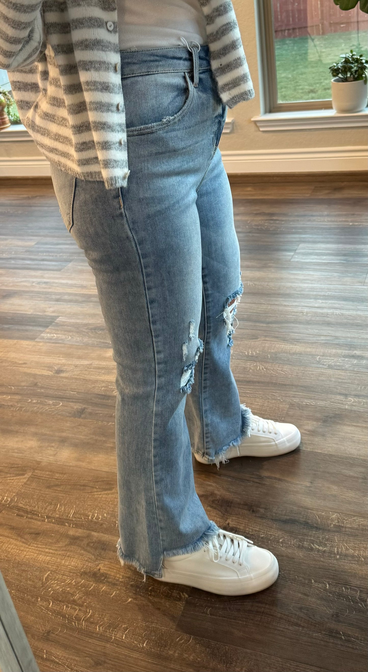 Dylan High Rise Crop Bootcut Jean