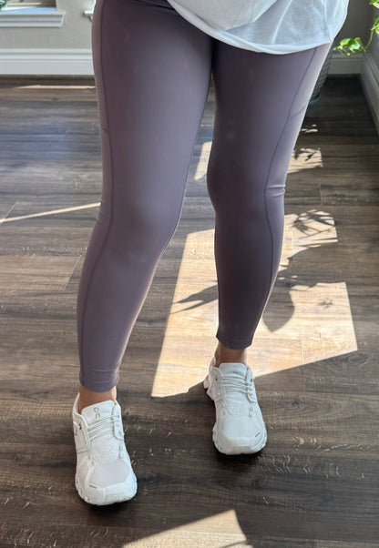 Pace Buttery Soft Leggings/Smoky Mauve