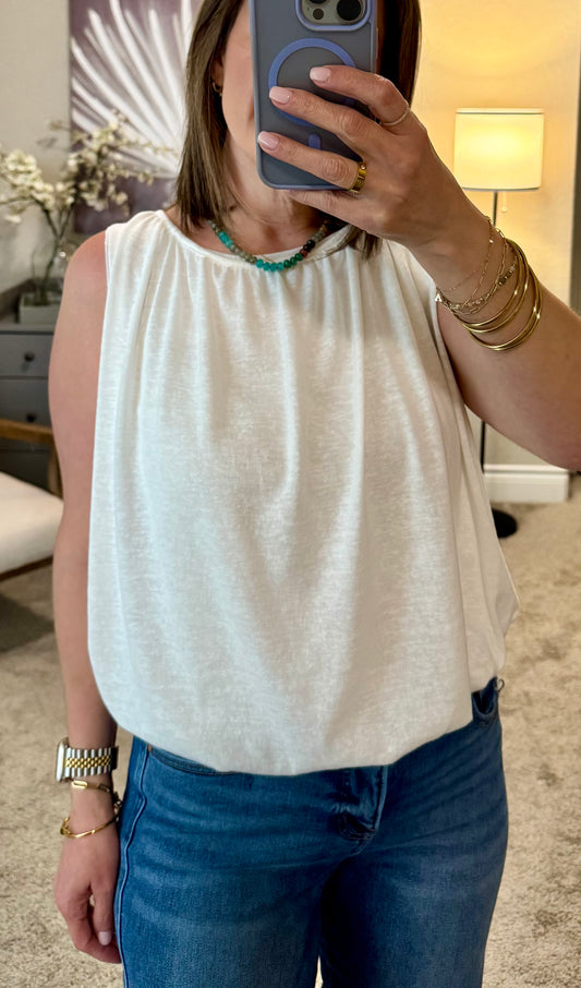 Vesper Bubble Hem Knit Top