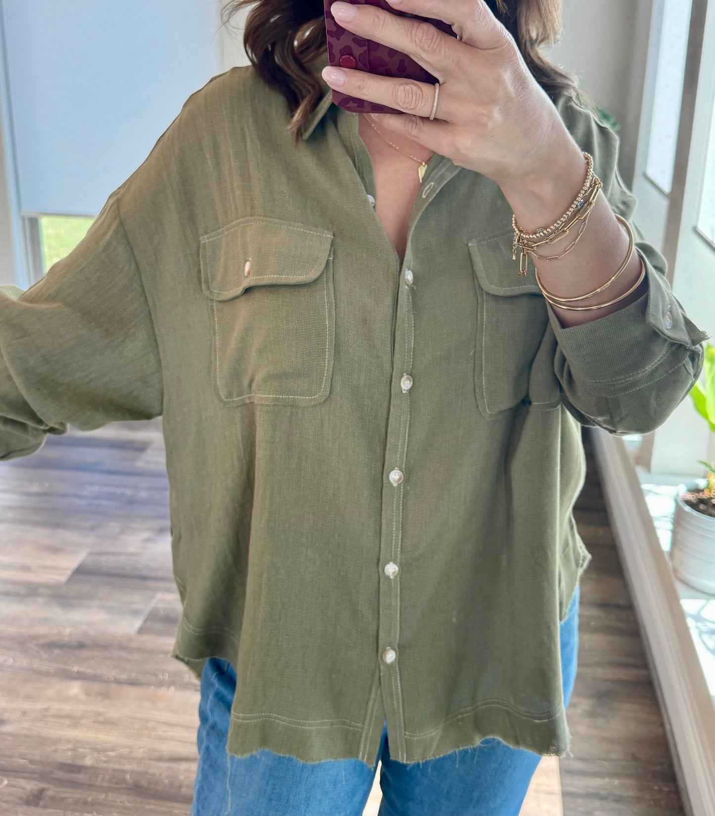 Josie Oversized Button Down