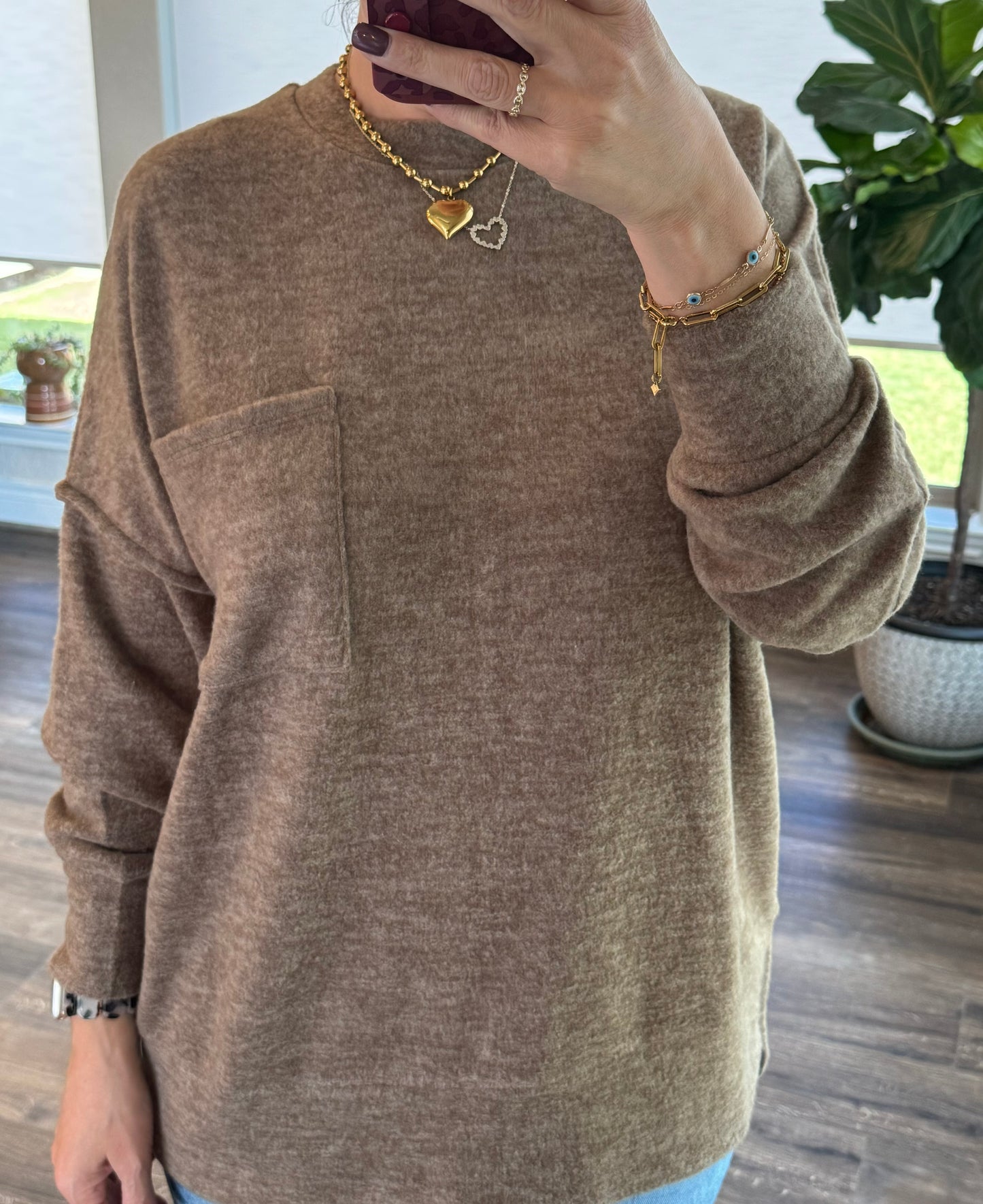 Lush Brushed Oversized Sweater