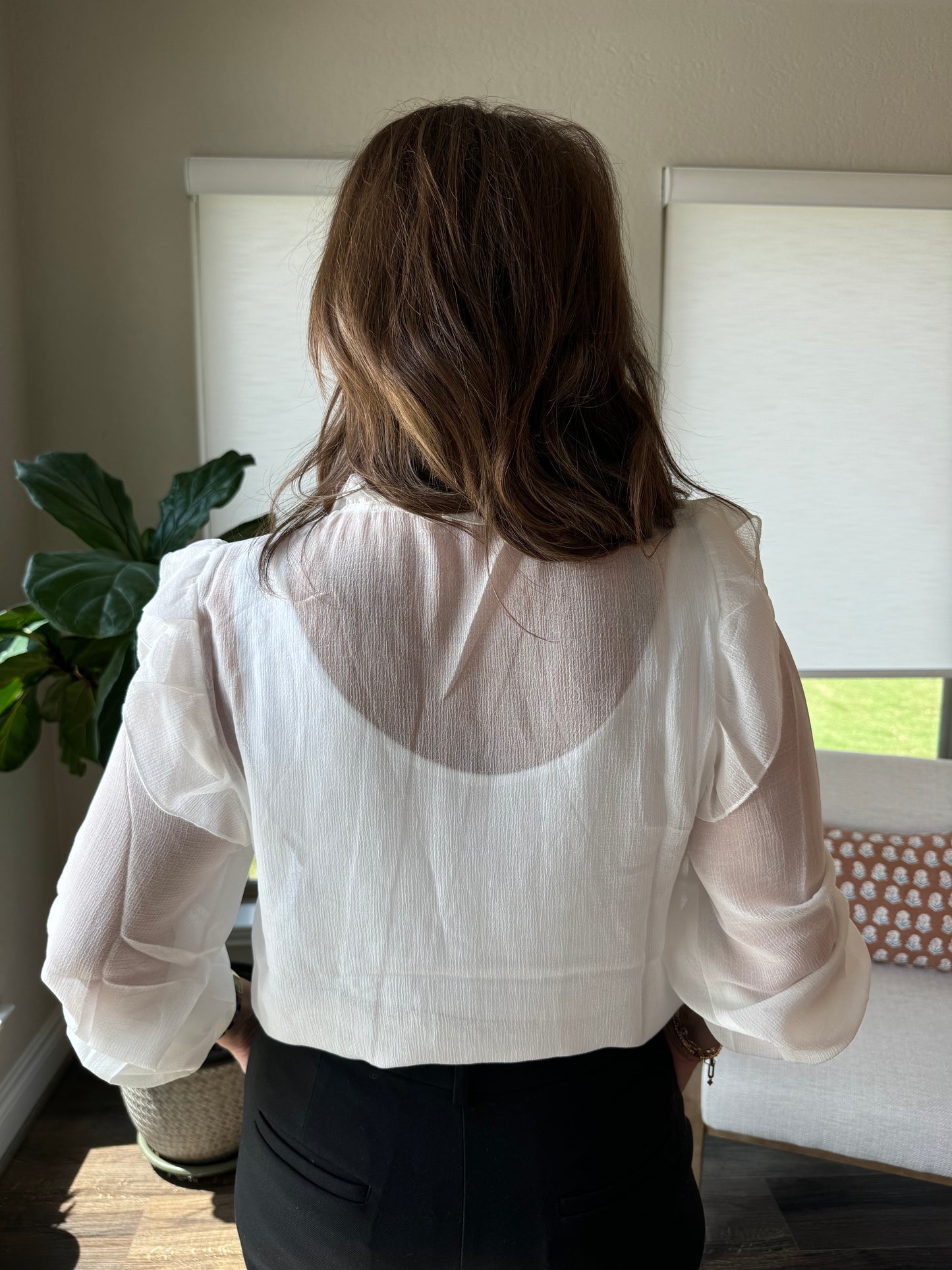 Isla Blouse/ White