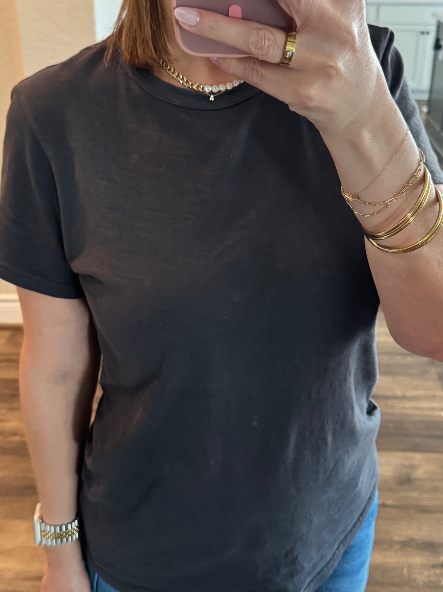 Bare Tee/Charcoal