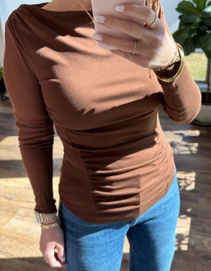 Izzy Off the Shoulder Top/FINAL SALE