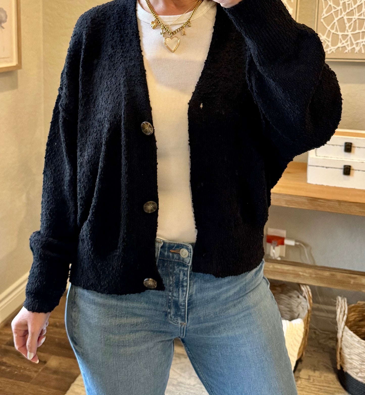 Mystic Relaxed Fit Cardigan/FINAL SALE